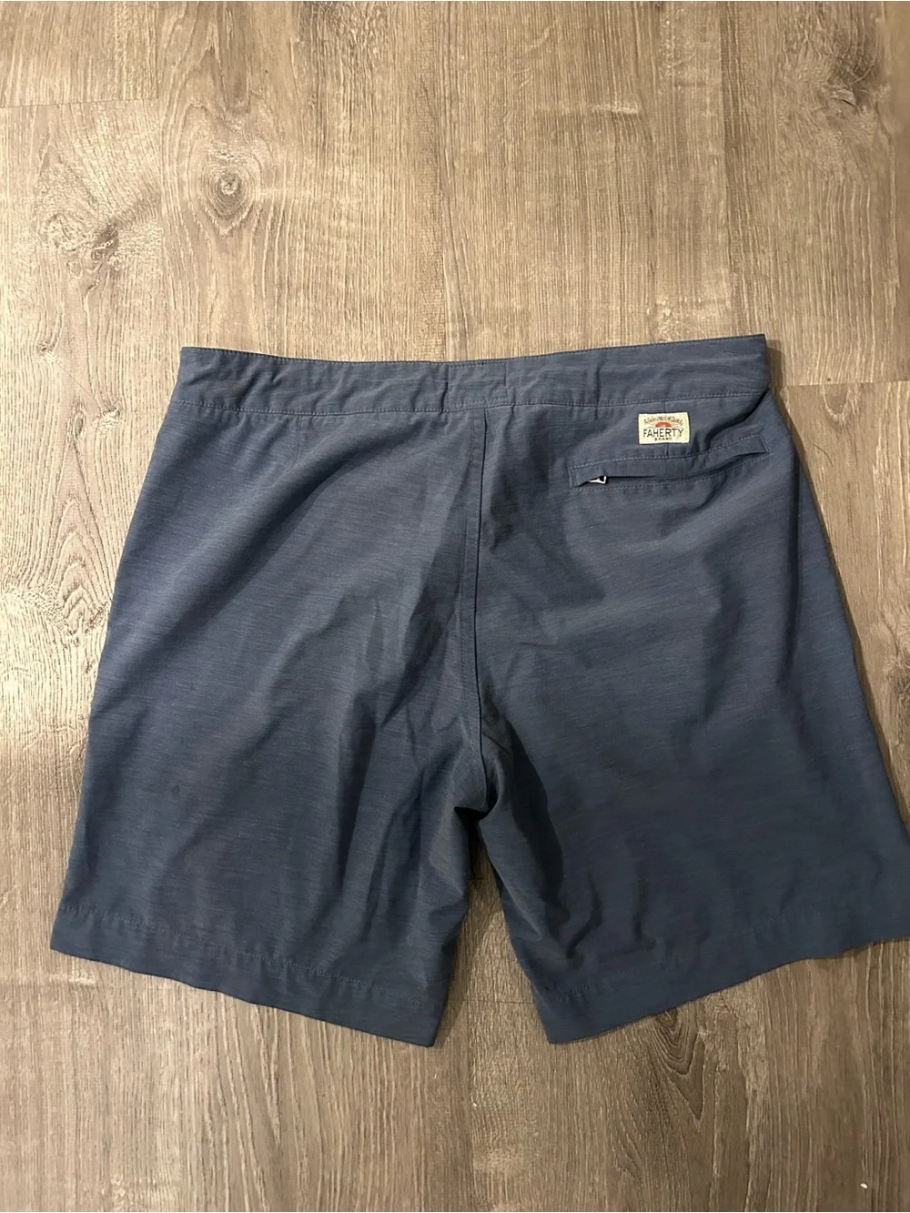 Faherty All Day Shorts Men's Navy Hybrid Drawstring Shorts
